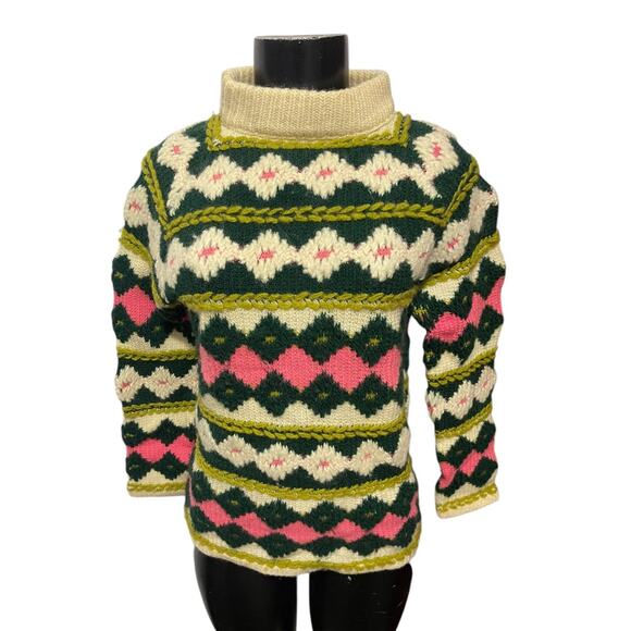 Jack Winter Womens Vintage 1960s Pullover Sweater Retro Mod - Picture 2 of 11